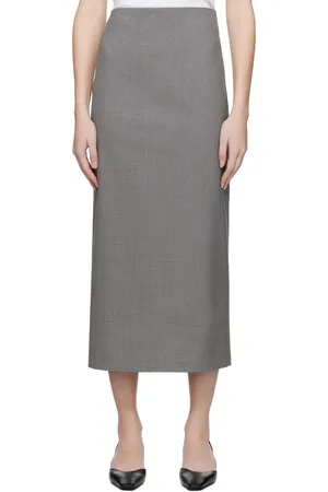 Loulou de Saison Gray Samos Maxi Skirt