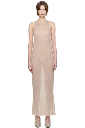 GABRIELA COLL GARMENTS Taupe No.303 Maxi Dress