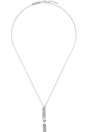 Maison Margiela Silver Logo Necklace