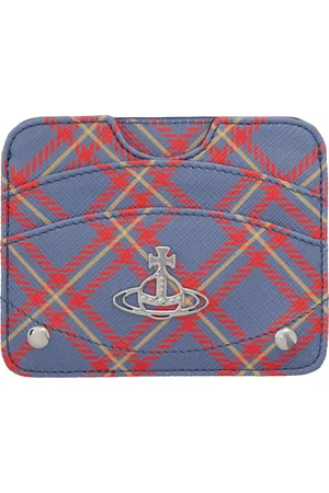 Vivienne Westwood Blue & Orange Half Moon Card Holder