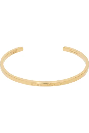 Maison Margiela Gold Numeric Minimal Signature Bracelet