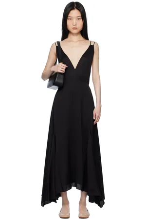 Lanvin Silk Bowling Midi Dress