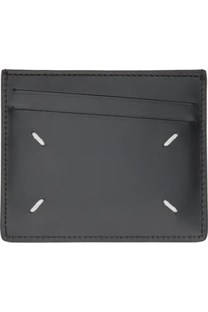 Maison Margiela Black Four Stitches Card Holder