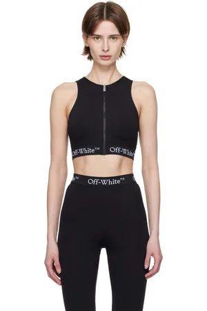OFF-WHITE Logo Band Zip Rowing Sport Top