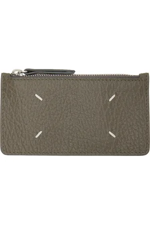 Maison Margiela Taupe Four Stitches Card Holder