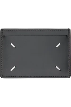 Maison Margiela Black Leather Small Card Holder