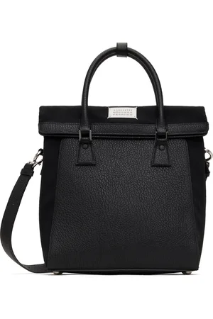 Maison Margiela Black 5AC Daily Vertical Small Tote