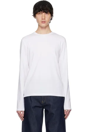 Acne Studios White Regular Fit Long Sleeve T-shirt