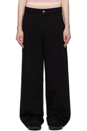 J.W.Anderson Black High-Waist Wide Leg Trousers