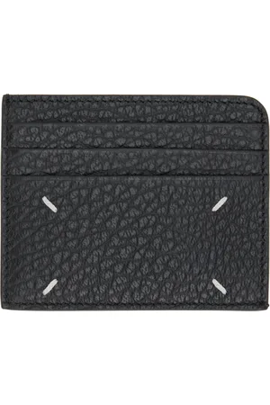 Maison Margiela Black Four Stitches Card Holder