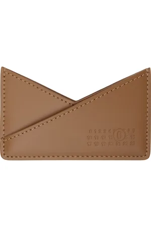 Maison Margiela Tan Triangle 6 Card Holder