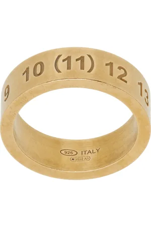 Maison Margiela Gold Number Reference Ring