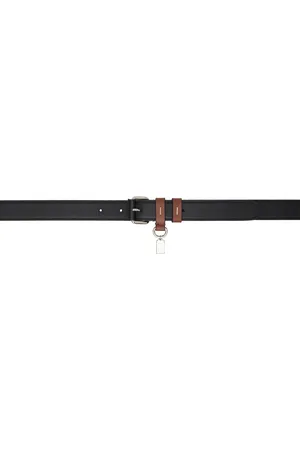Maison Margiela Black & Brown Contrast Belt