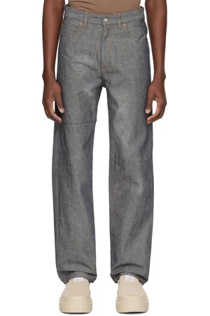 Maison Margiela Gray Straight-Leg Jeans