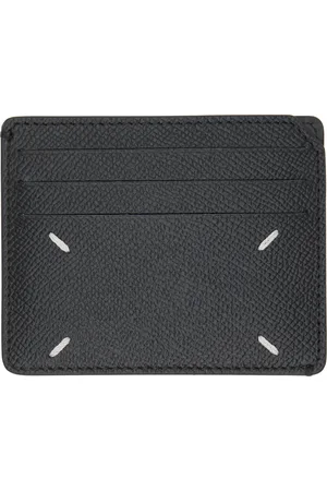 Maison Margiela Black Four Stitches Card Holder