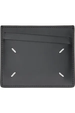 Maison Margiela Black Four Stitches Card Holder