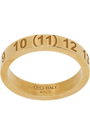 Maison Margiela Gold Number Reference Ring