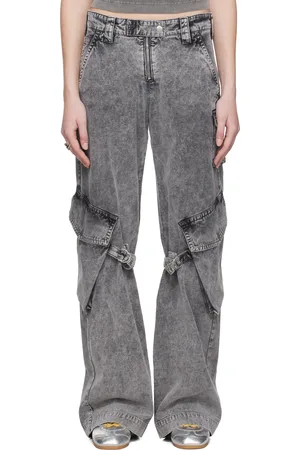 Acne Studios Gray Canvas Cargo Pants