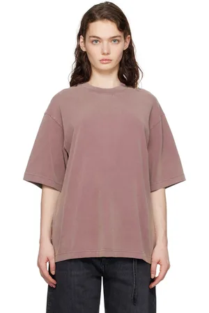 Acne Studios Purple Relaxed Fit Crew Neck T-shirt