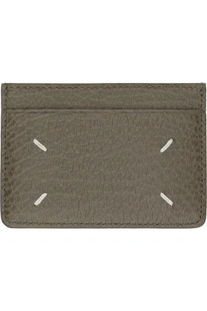 Maison Margiela Taupe Four Stitches Card Holder