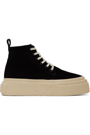 Maison Margiela Black Suede Sneakers