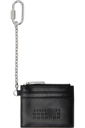 Maison Margiela Black Leather Card Holder