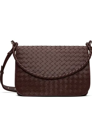 Bottega Veneta Brown Swing Messenger Bag