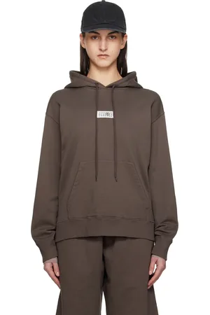 Maison Margiela Brown Logo Hoodie
