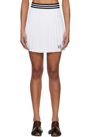 BODE White Court Miniskirt