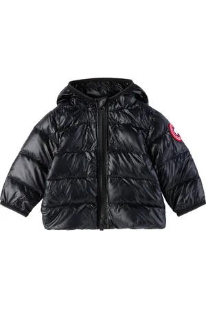 Canada Goose Baby Black Crofton Hoody Down Jacket