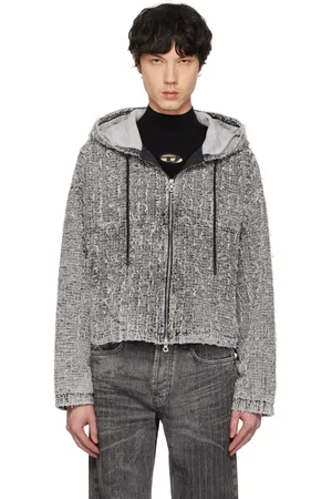 Diesel Gray De-Flow-S1 Denim Jacket