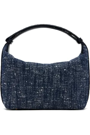 Bottega Veneta Navy & White Wallace Bag