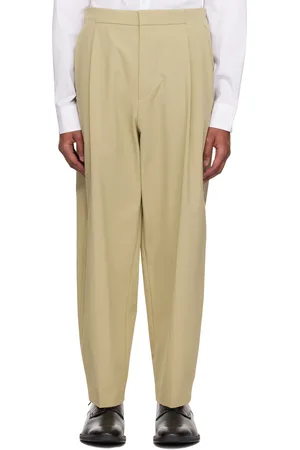 HUGO BOSS Beige Modern-Fit Trousers