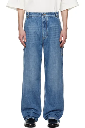 Bottega Veneta Blue Vintage Cargo Jeans
