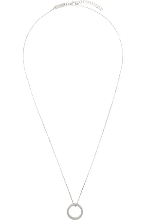 Maison Margiela Silver Numerical Ring Necklace