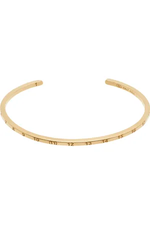 Maison Margiela Gold Numerical Cuff Bracelet
