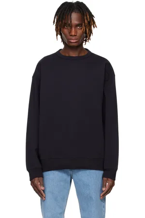 DRIES VAN NOTEN Navy Oversized Sweatshirt