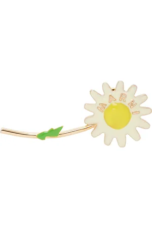 Marni Gold Flower Brooch