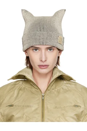 KNWLS Beige & Black Precious Beanie