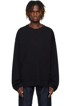 DRIES VAN NOTEN Black Long Sleeve T-shirt