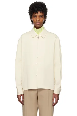 LE 17 SEPTEMBRE Beige Zip & Button Front Jacket