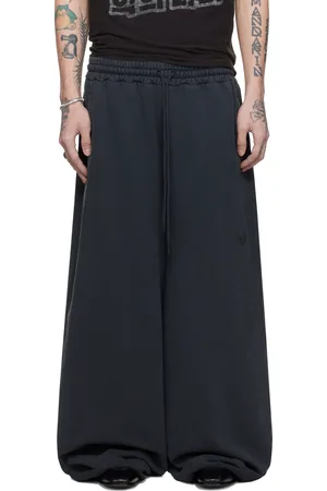 LU’U DAN Black Raw-Cut Bontan Sweatpants