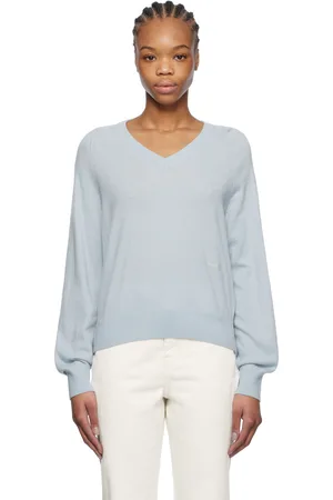 DUNST Blue V-Neck Sweater
