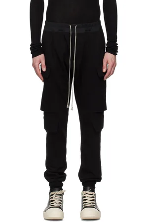 Rick Owens Black Hollywood Mastodon Megacargo Pants