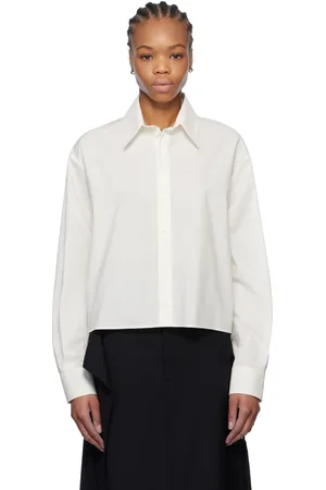 Maison Margiela White Spliced Cotton Poplin Shirt