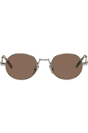 Loewe Silver Groove Oval Sunglasses