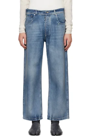 Maison Margiela Blue Distressed Jeans