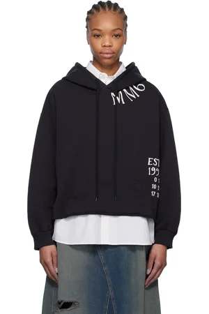 Maison Margiela Black Raw Edge Hoodie