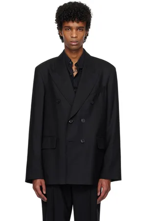 OUR LEGACY Black Unconstructed DB Blazer