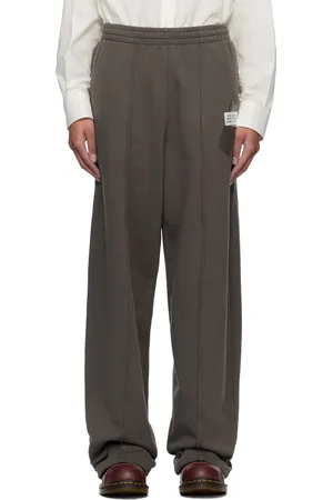 Maison Margiela Brown Taped Logo Lounge Pants